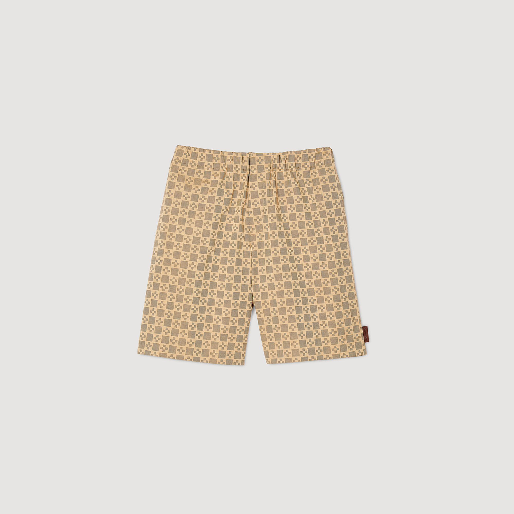Short à jacquard Square Cross