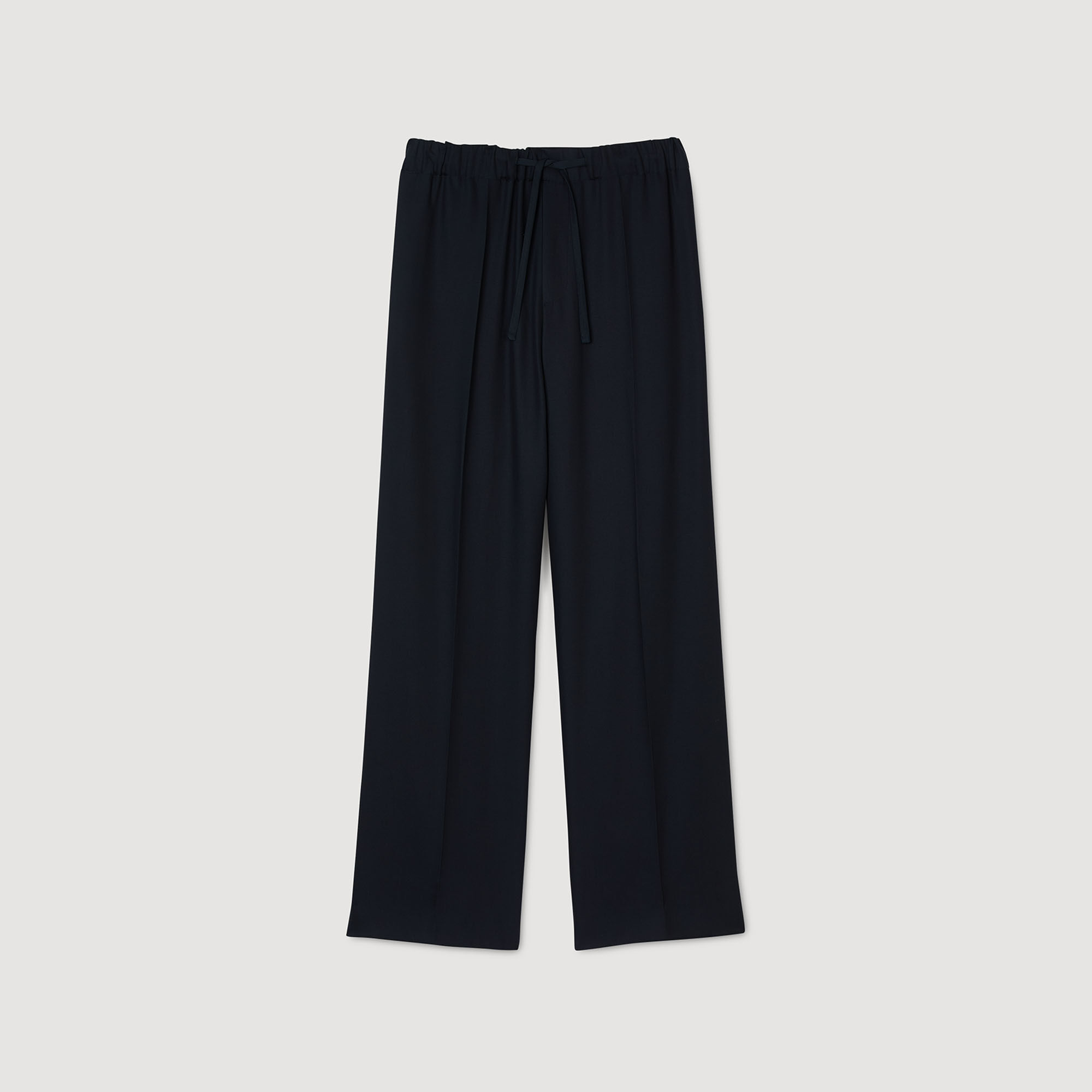 Pantalon large élastiqué