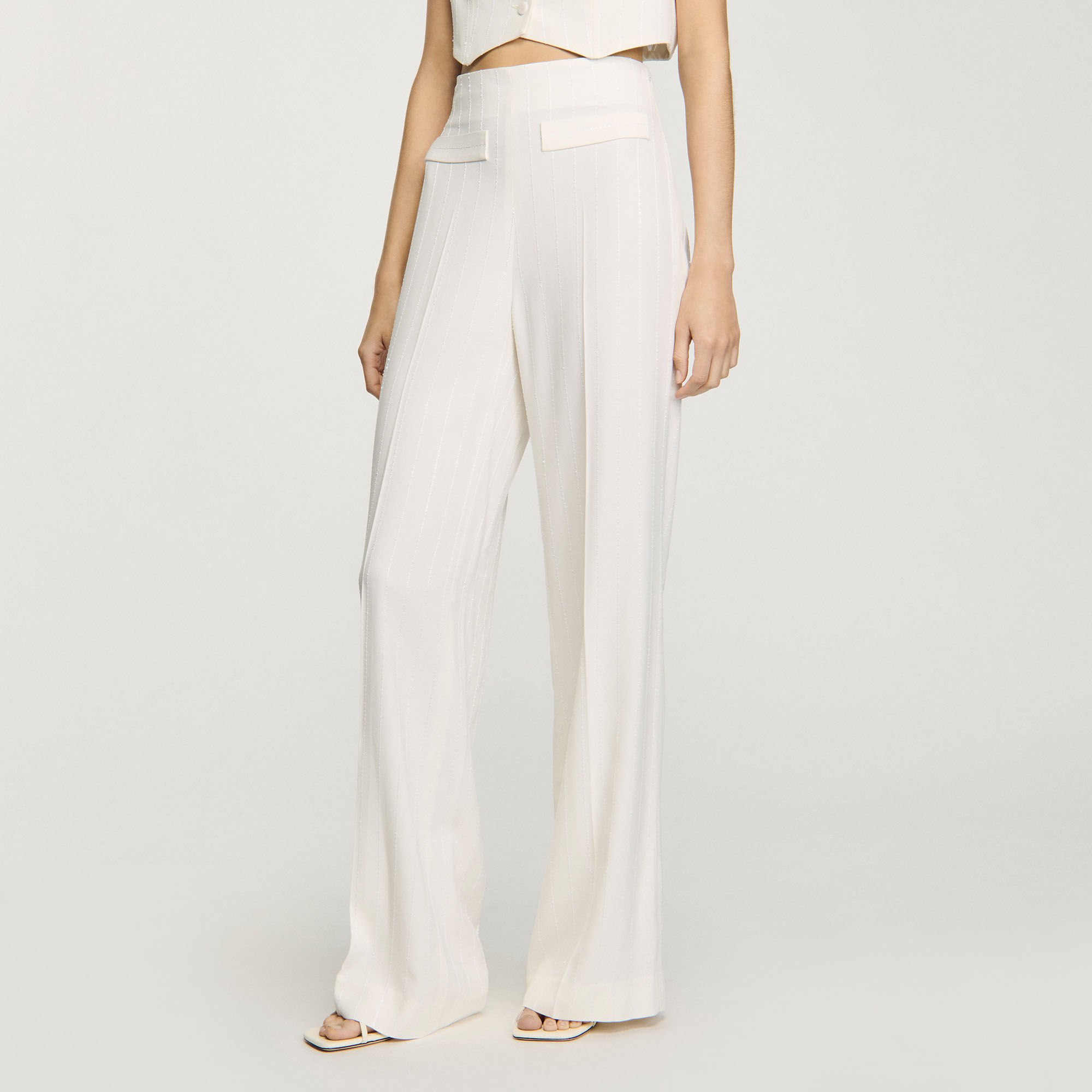 Pantalon de costume à sequins 