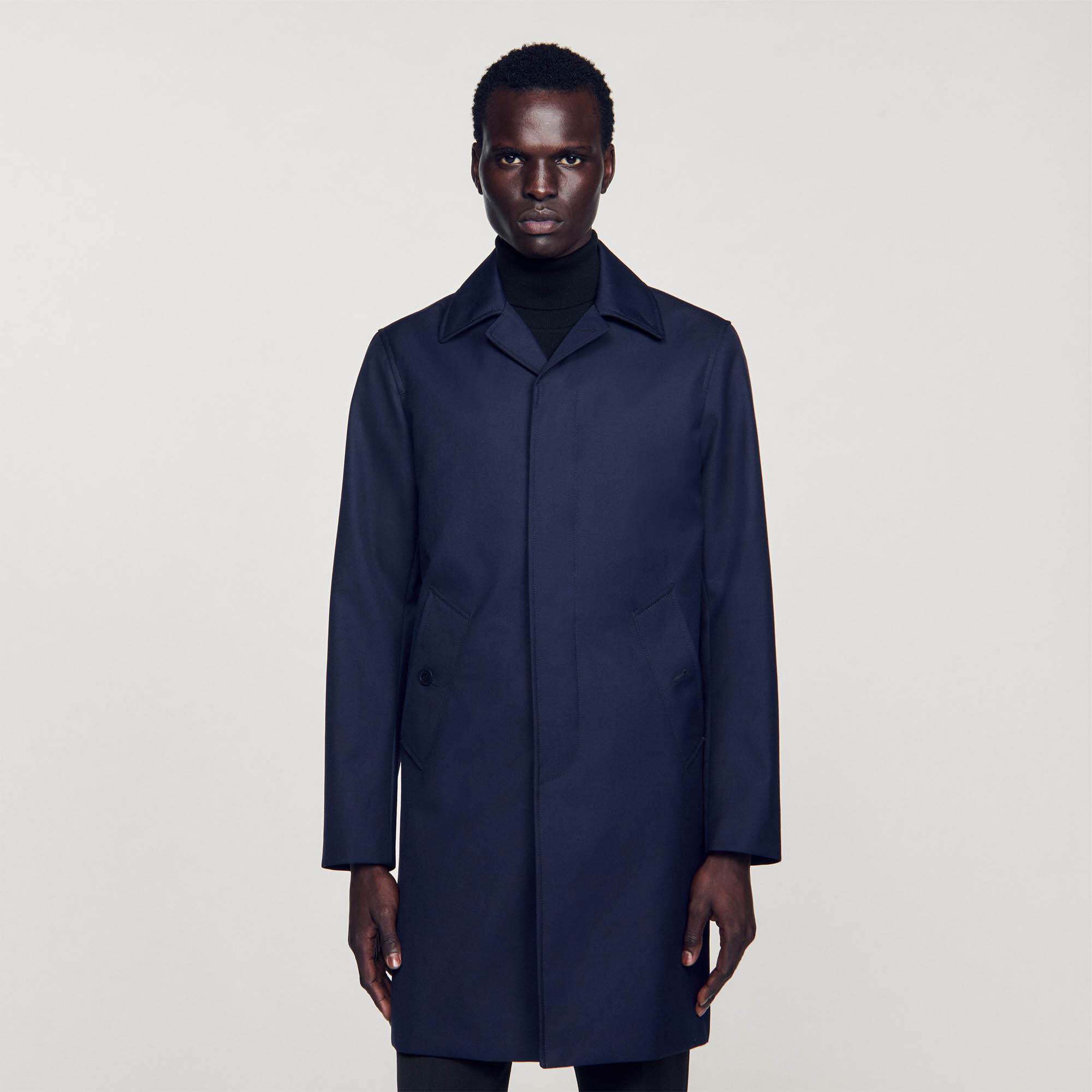 Imperméable mac en tissu technique 