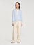 Pull bicolore en laine et cachemire 