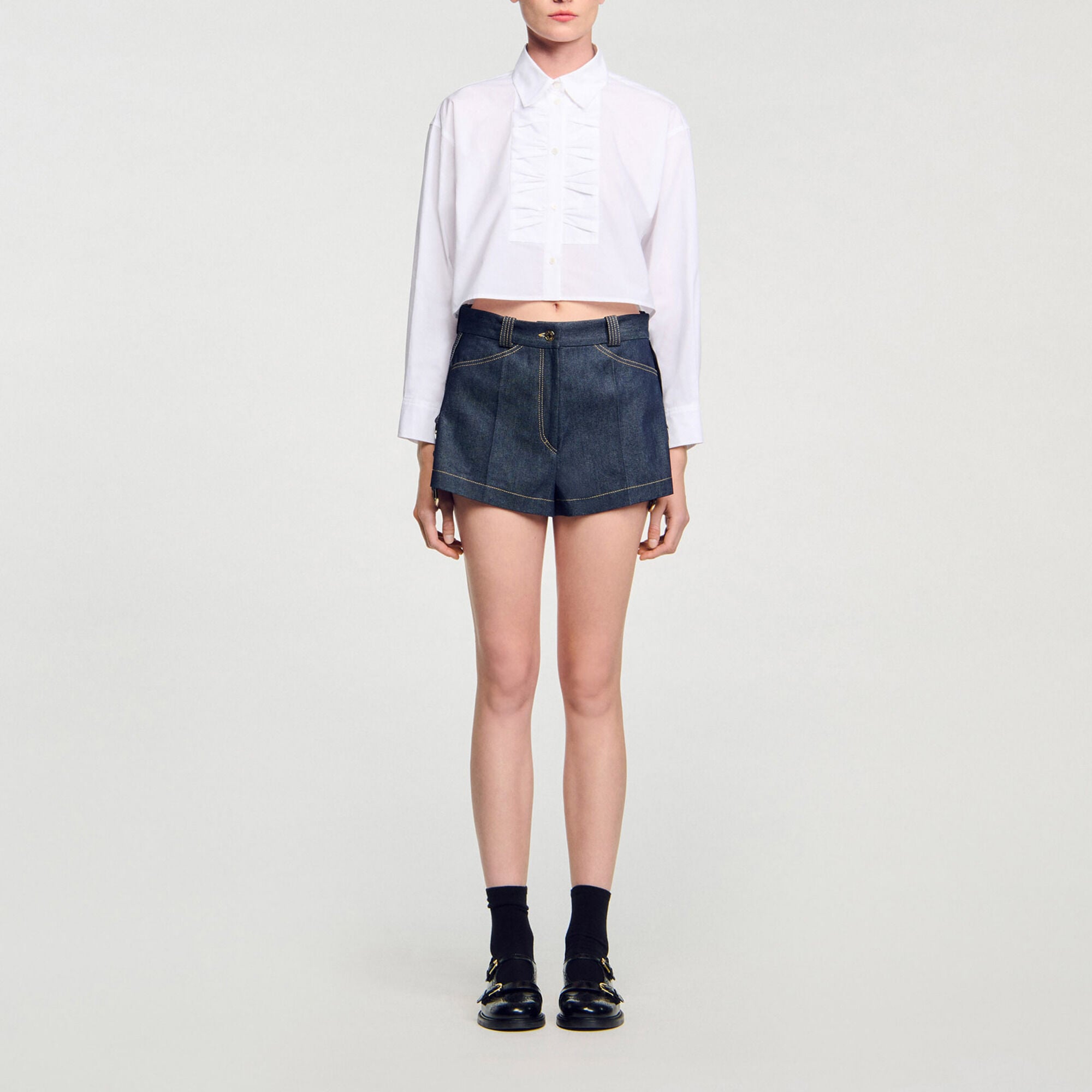 Short en denim - Femme | Sandro Paris