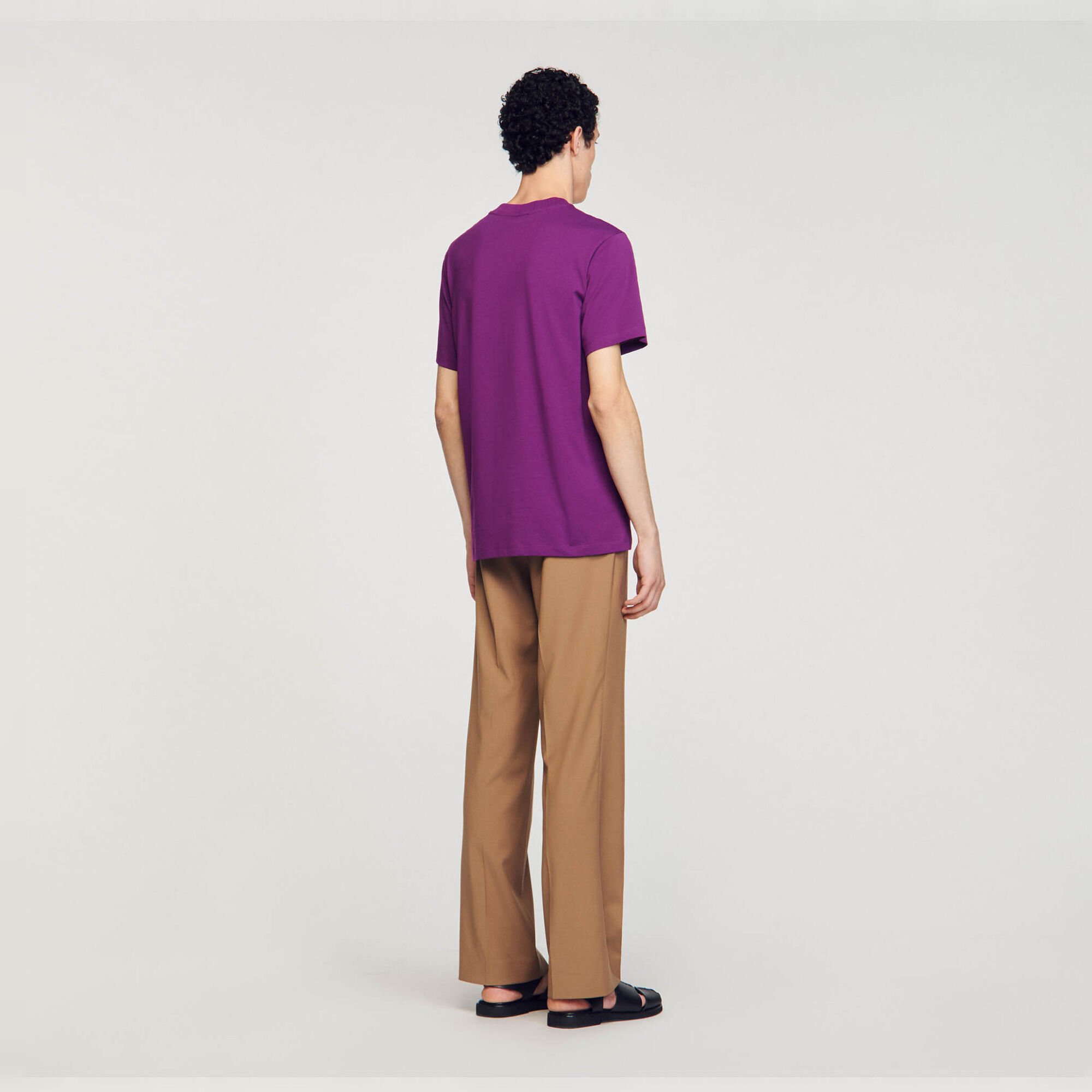 Tee-shirt fleur en coton