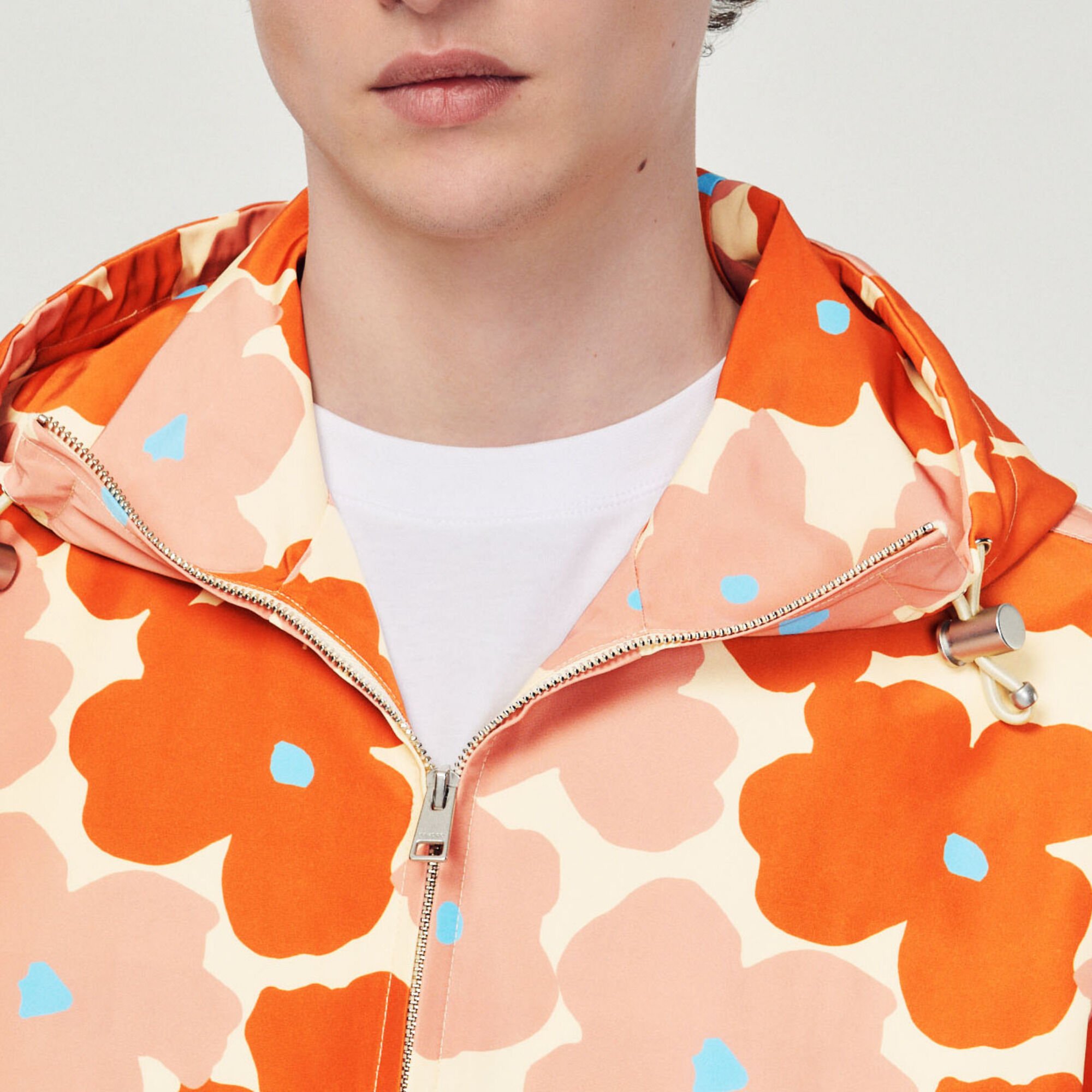 Blouson imprimé fleurs