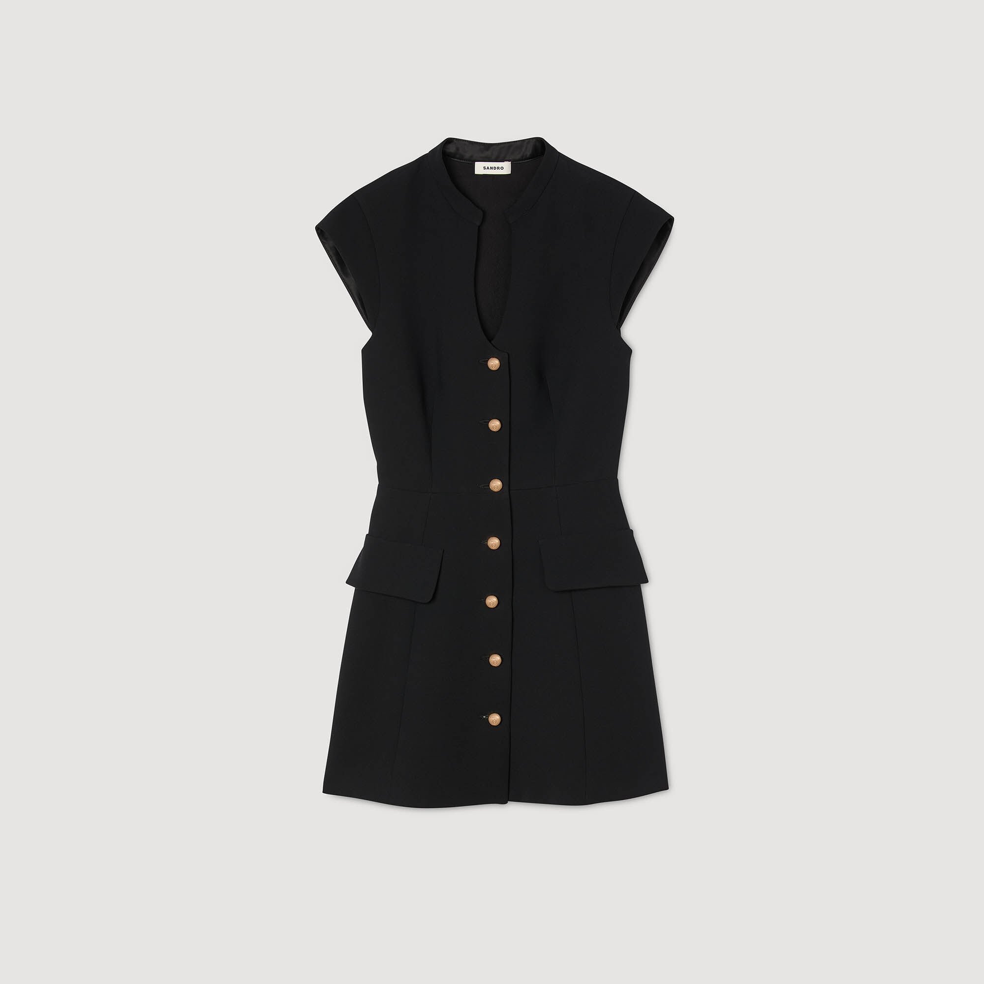 Robe courte en maille