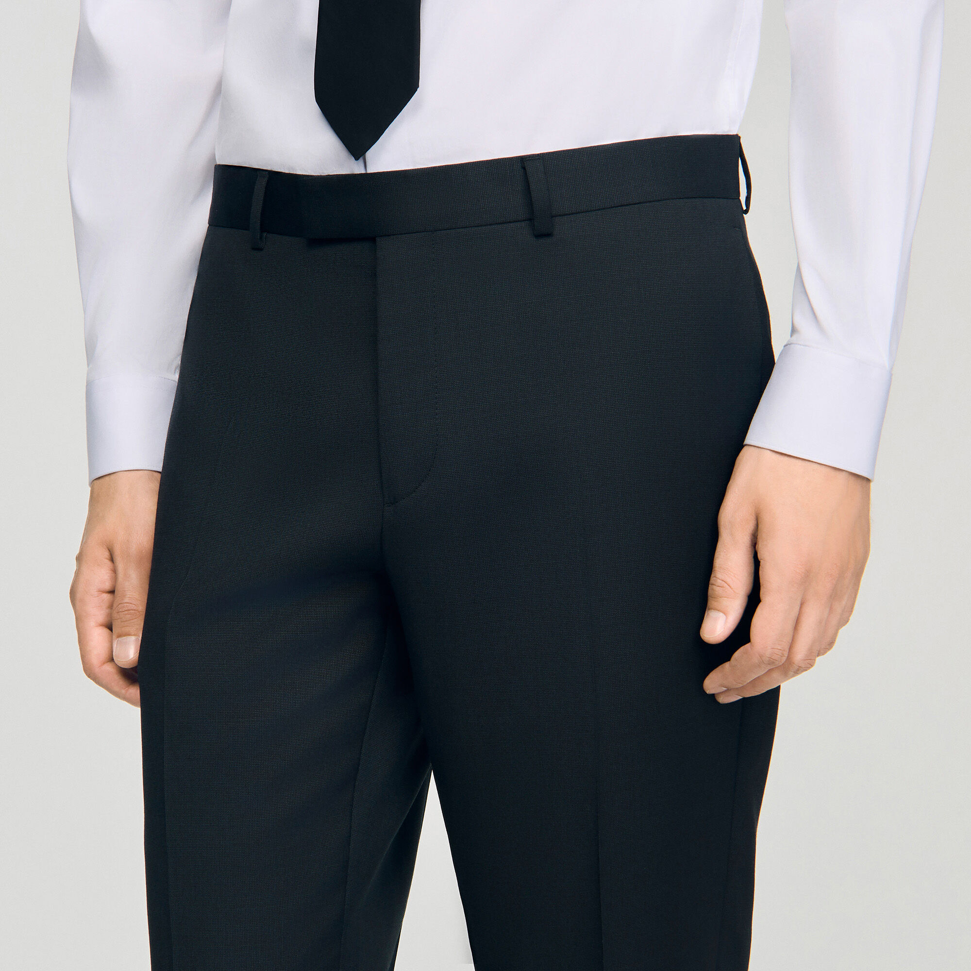 Pantalon en laine classique