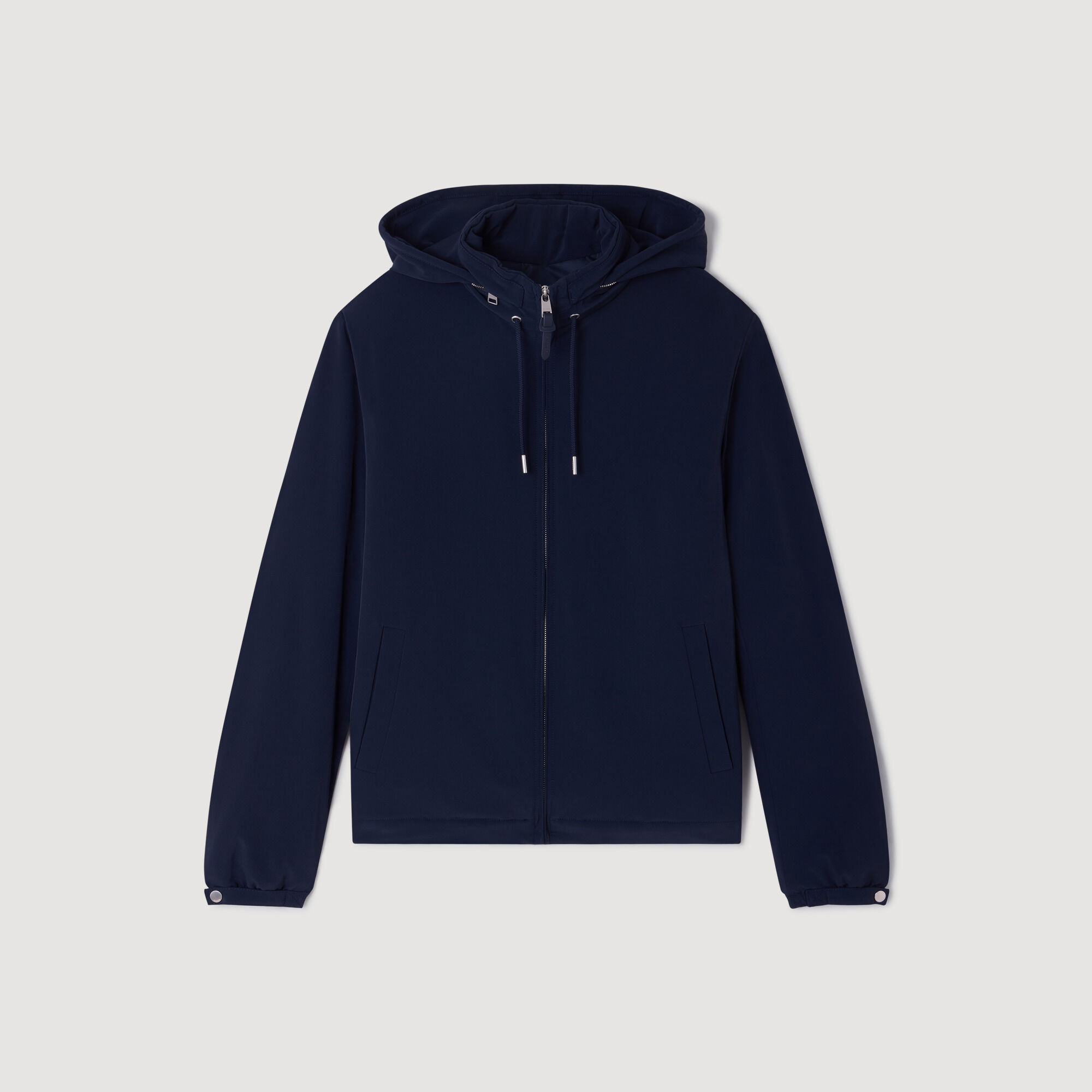 Blouson zipp&eacute; &agrave; capuche