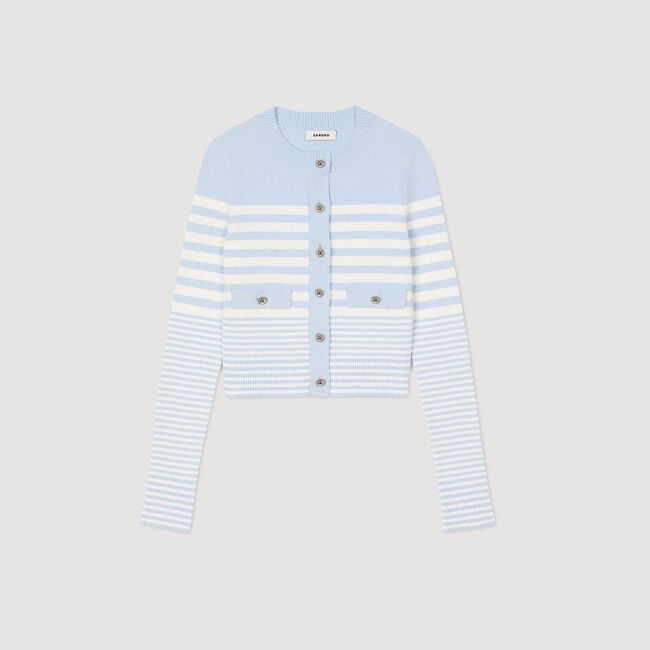 Cardigan à rayures