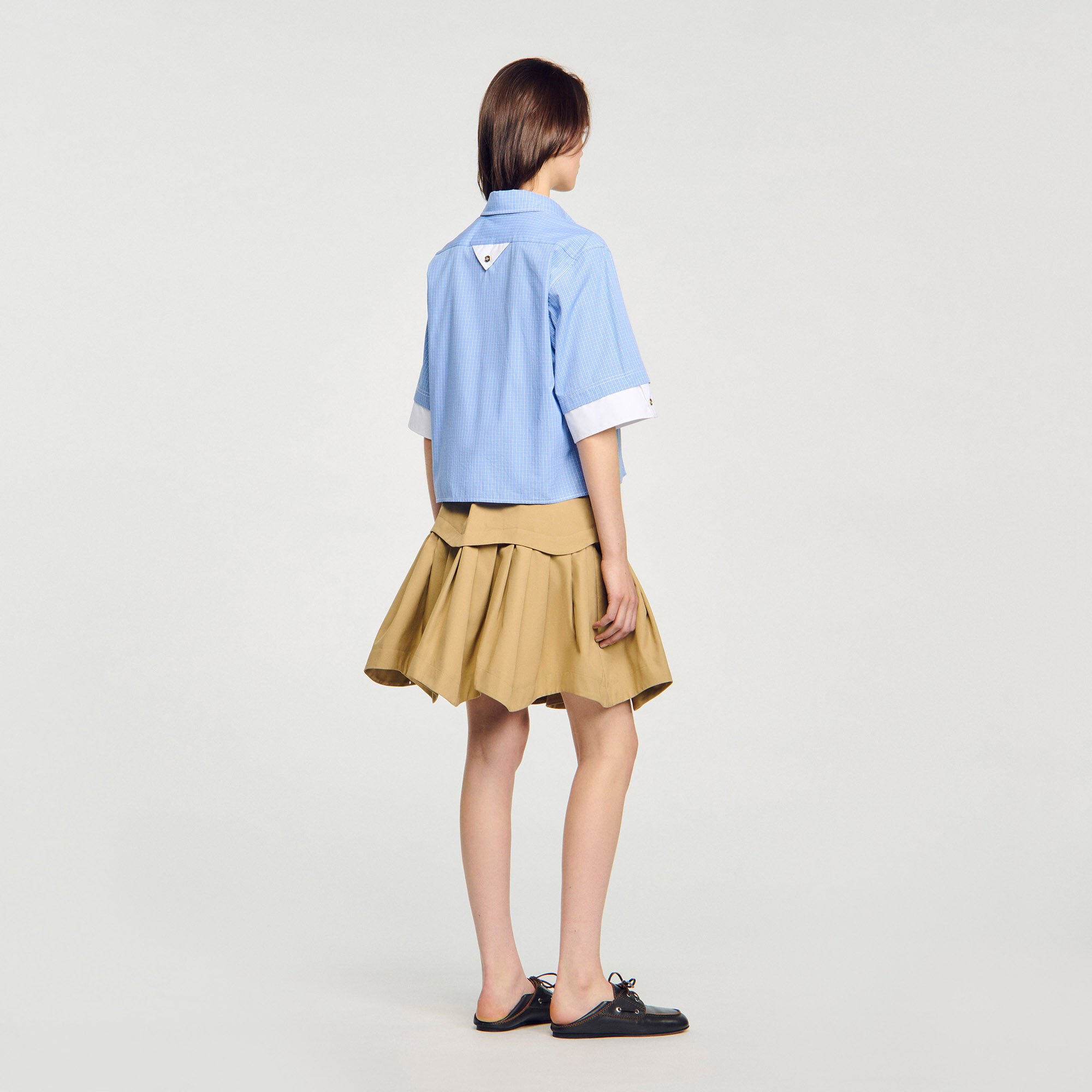Chemise à carreaux oversize