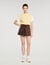 Jupe short à pli 