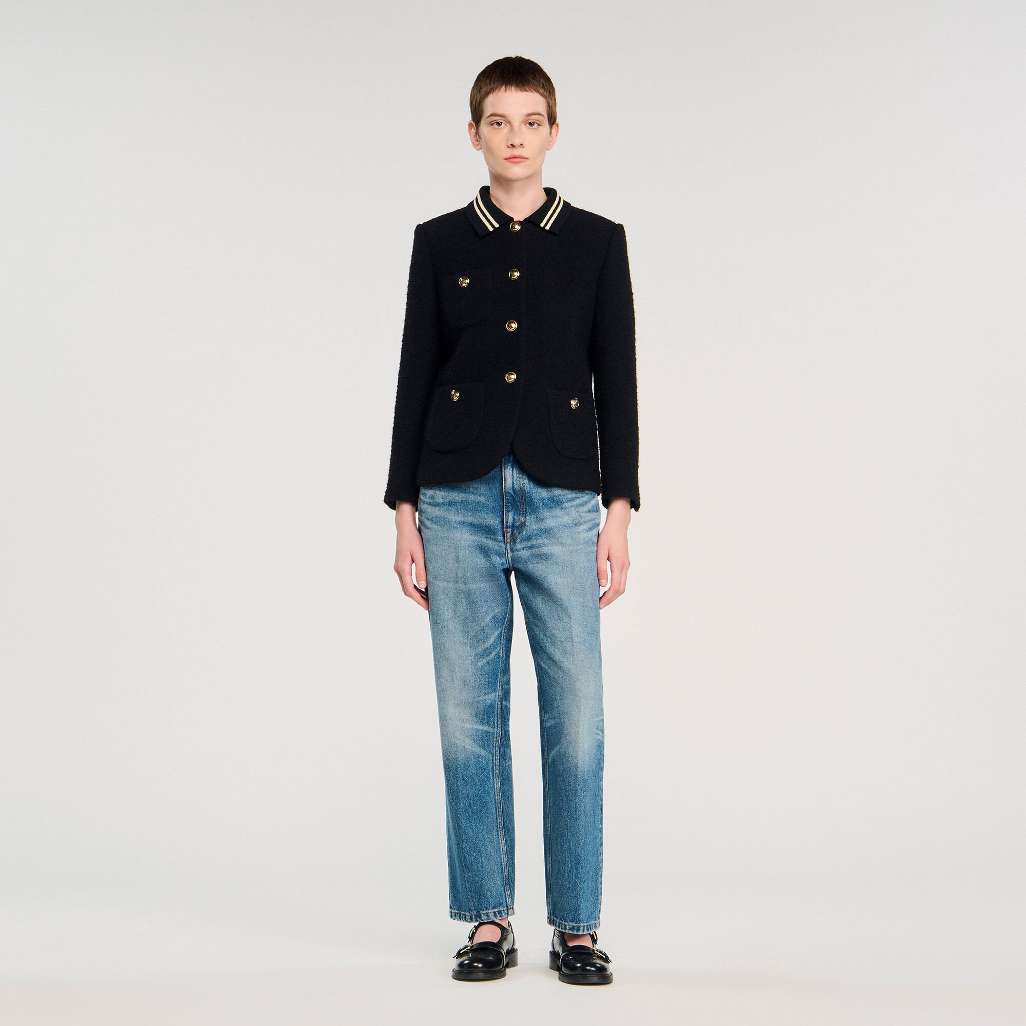 Veste en tweed