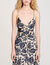 Robe longue &agrave; imprim&eacute; fleuri hawa&iuml;en
