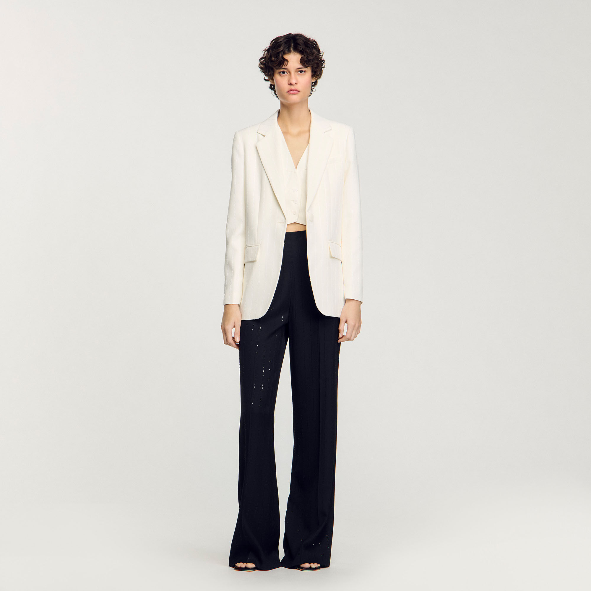 Veste de costume à sequins