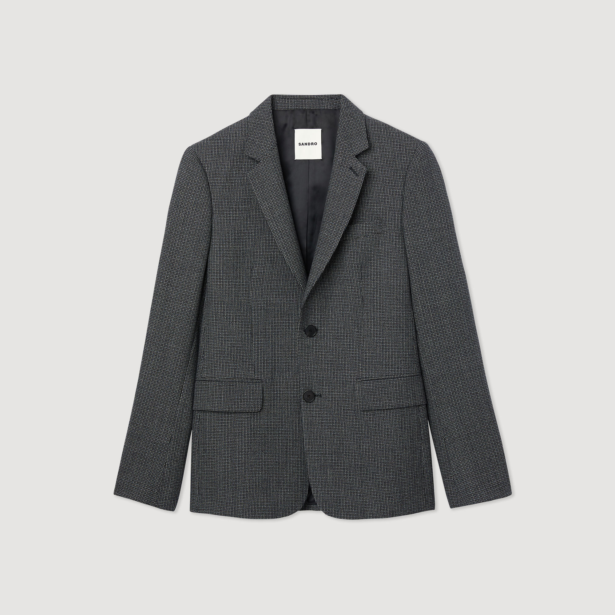 Veste de costume en laine vierge