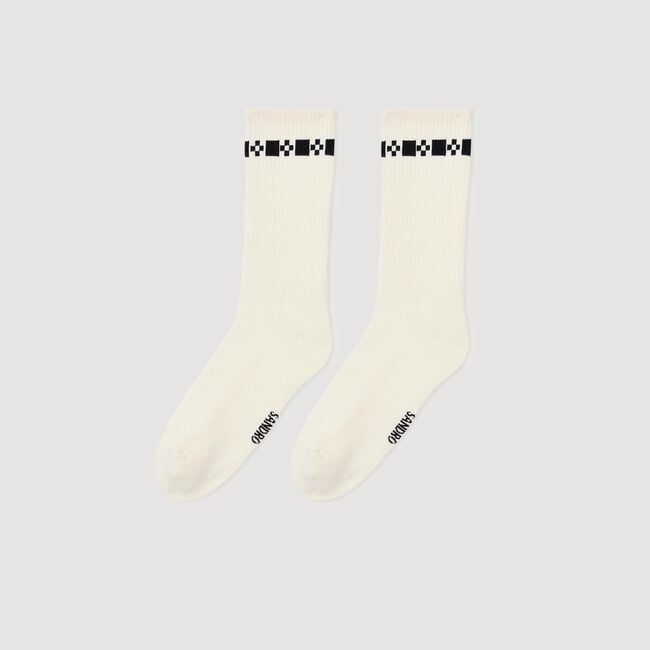 Chaussettes à broderie