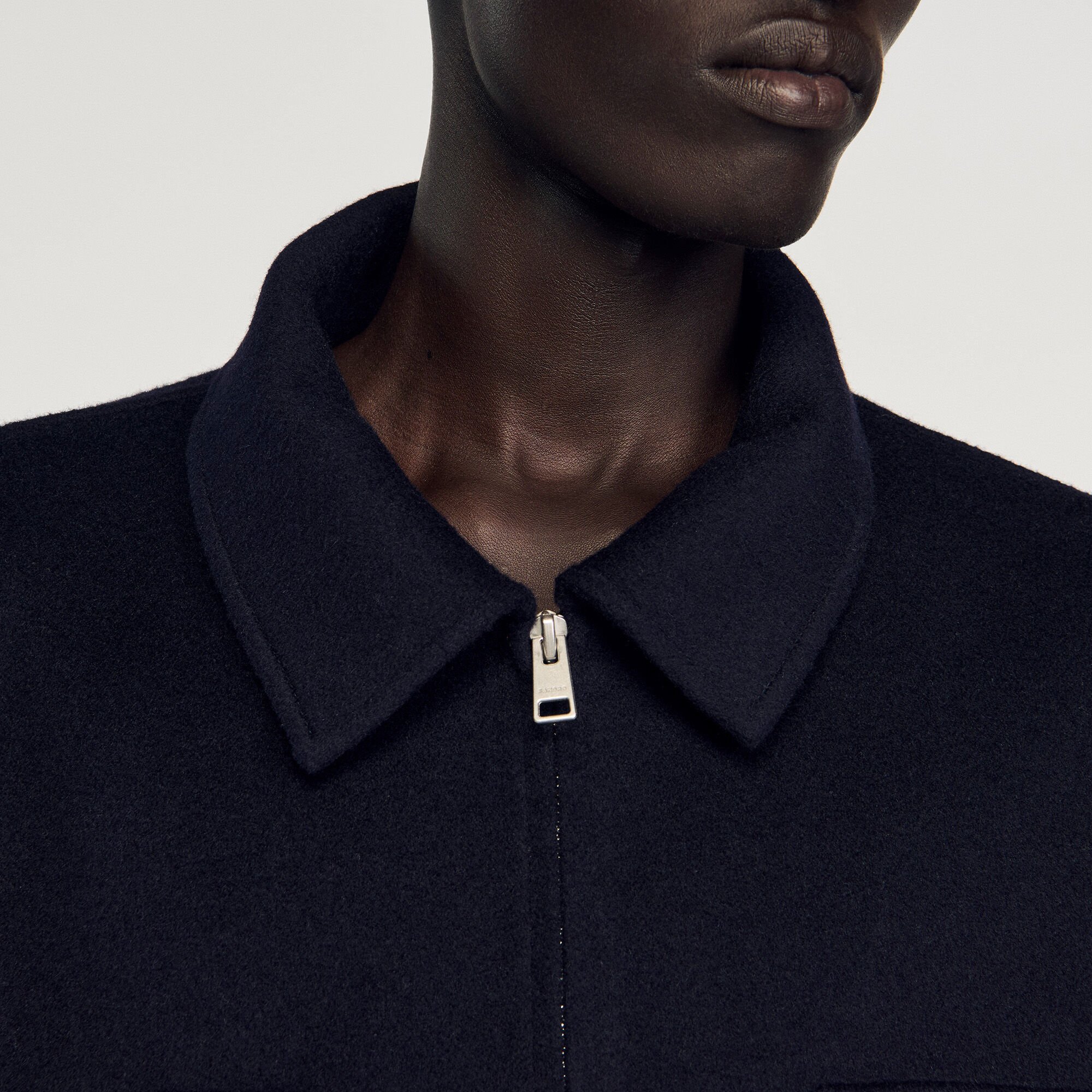 Surchemise double face zippée 