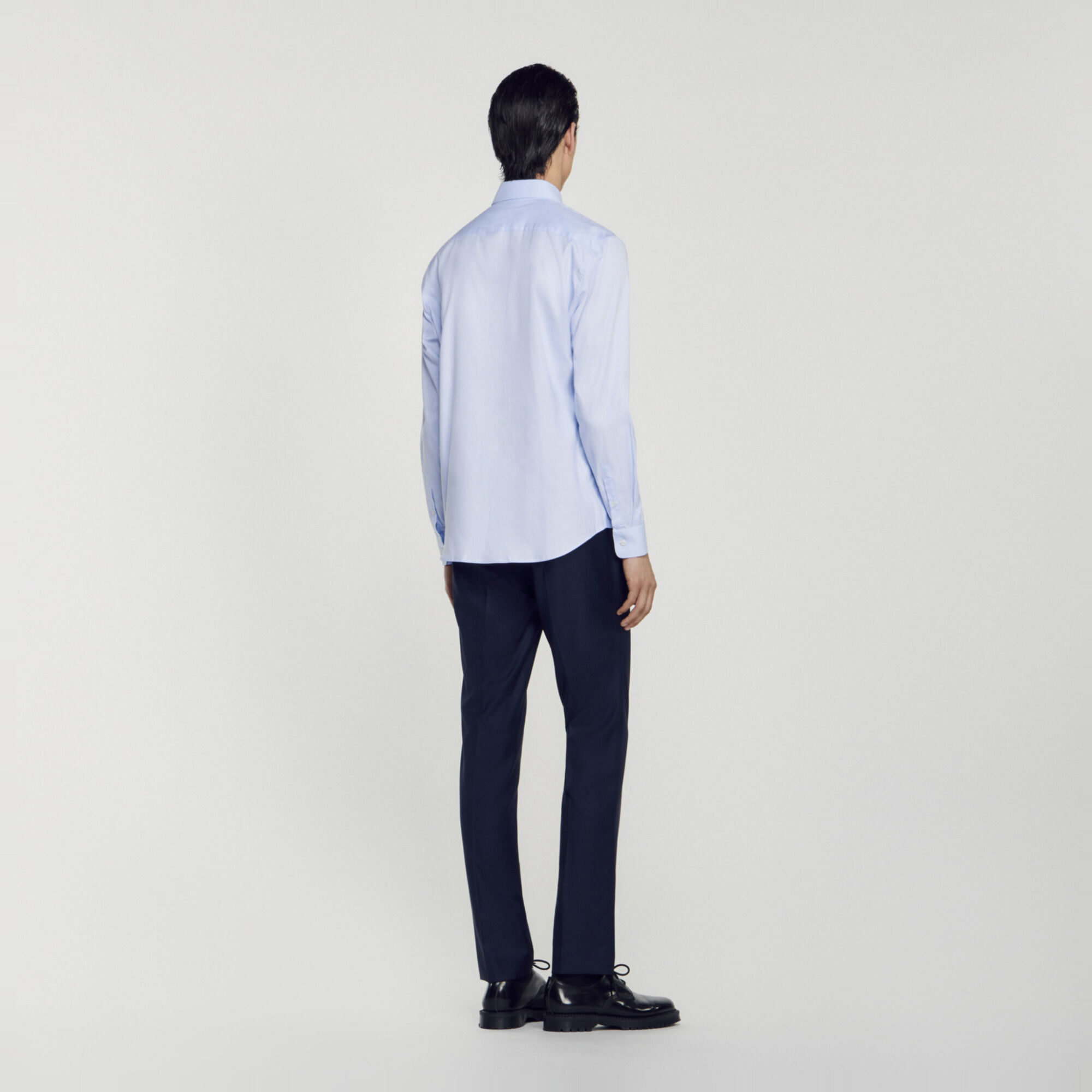 Chemise coupe classique en coton - Homme | Sandro Paris