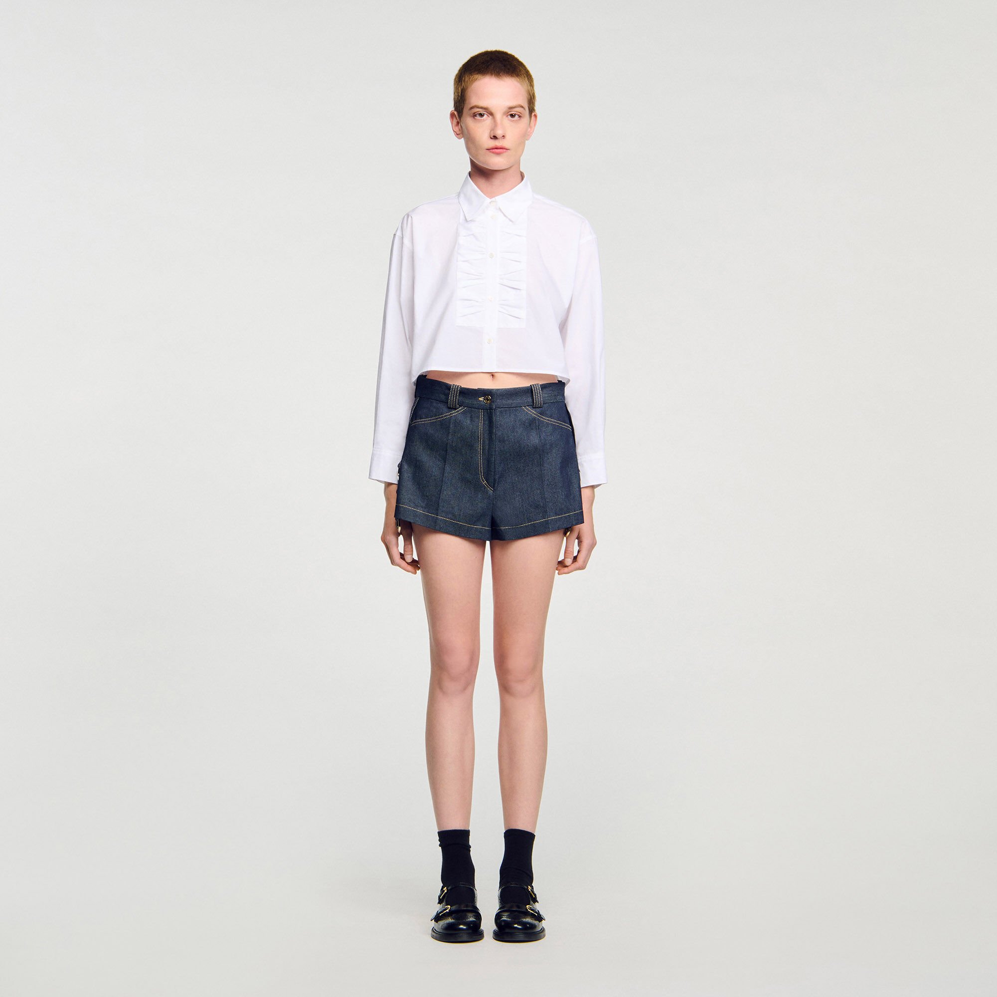 Short en denim 