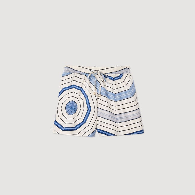 Short imprimé spirale