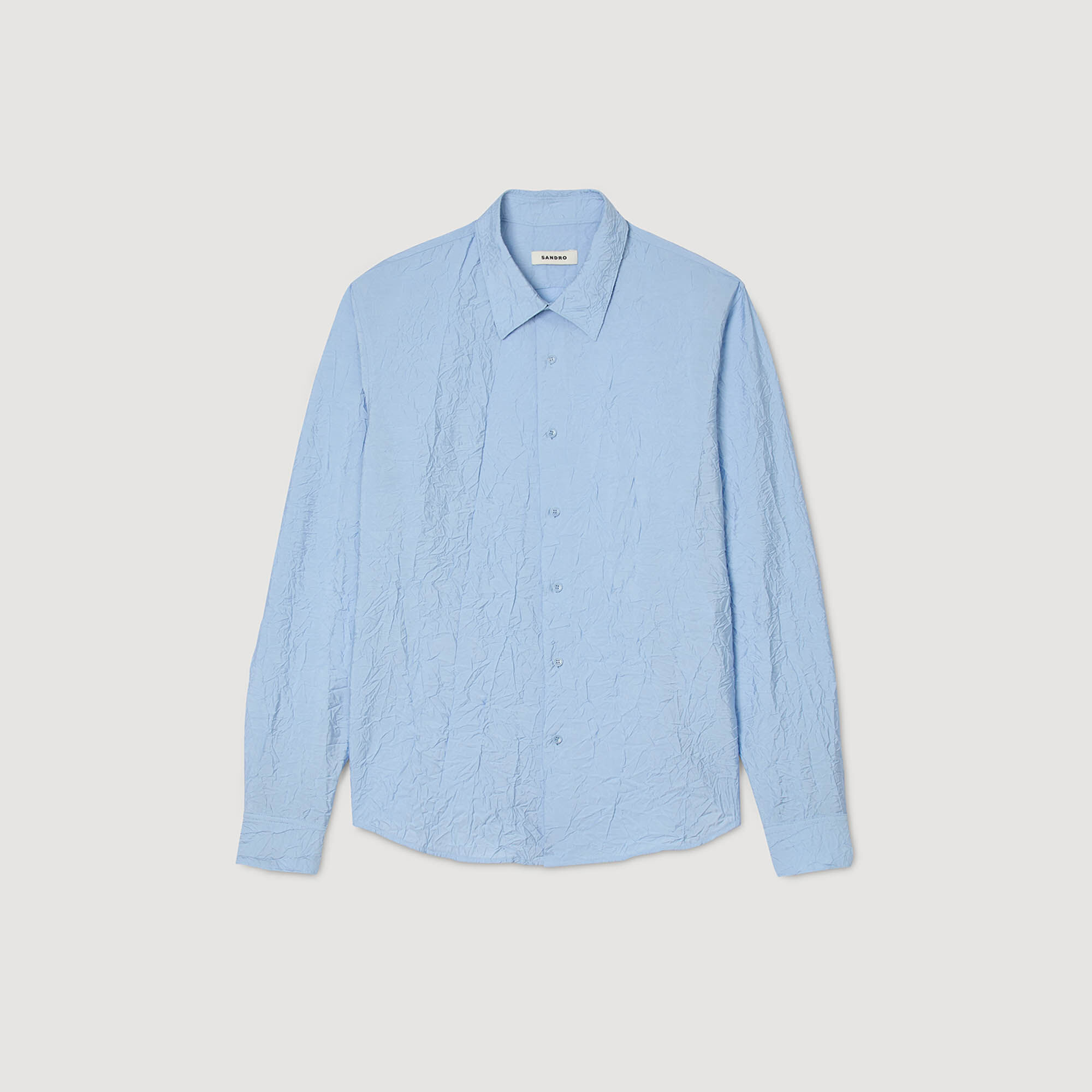 Chemise effet froissé