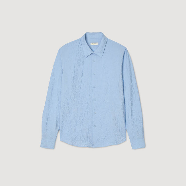 Chemise effet froissé