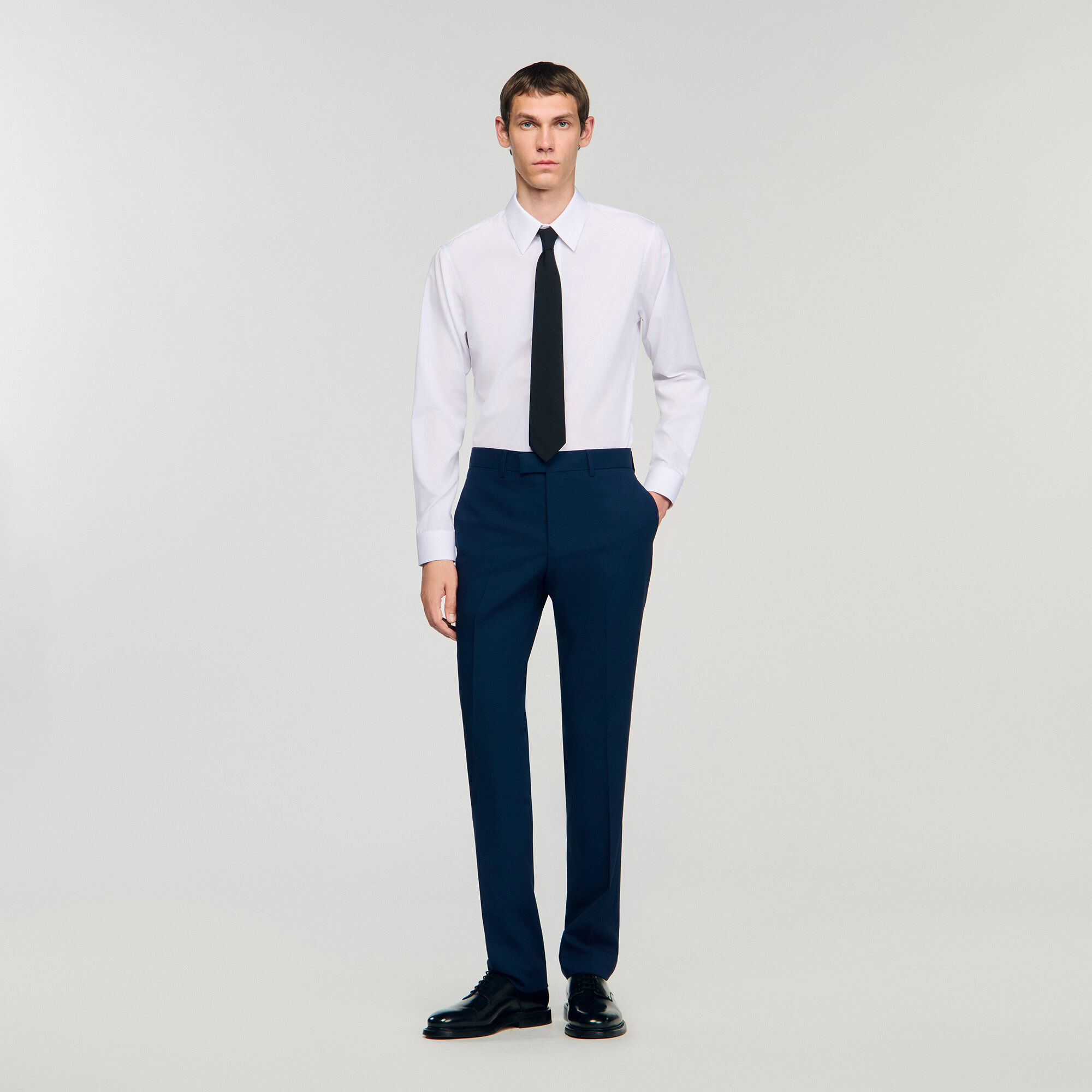 Pantalon de costume en laine