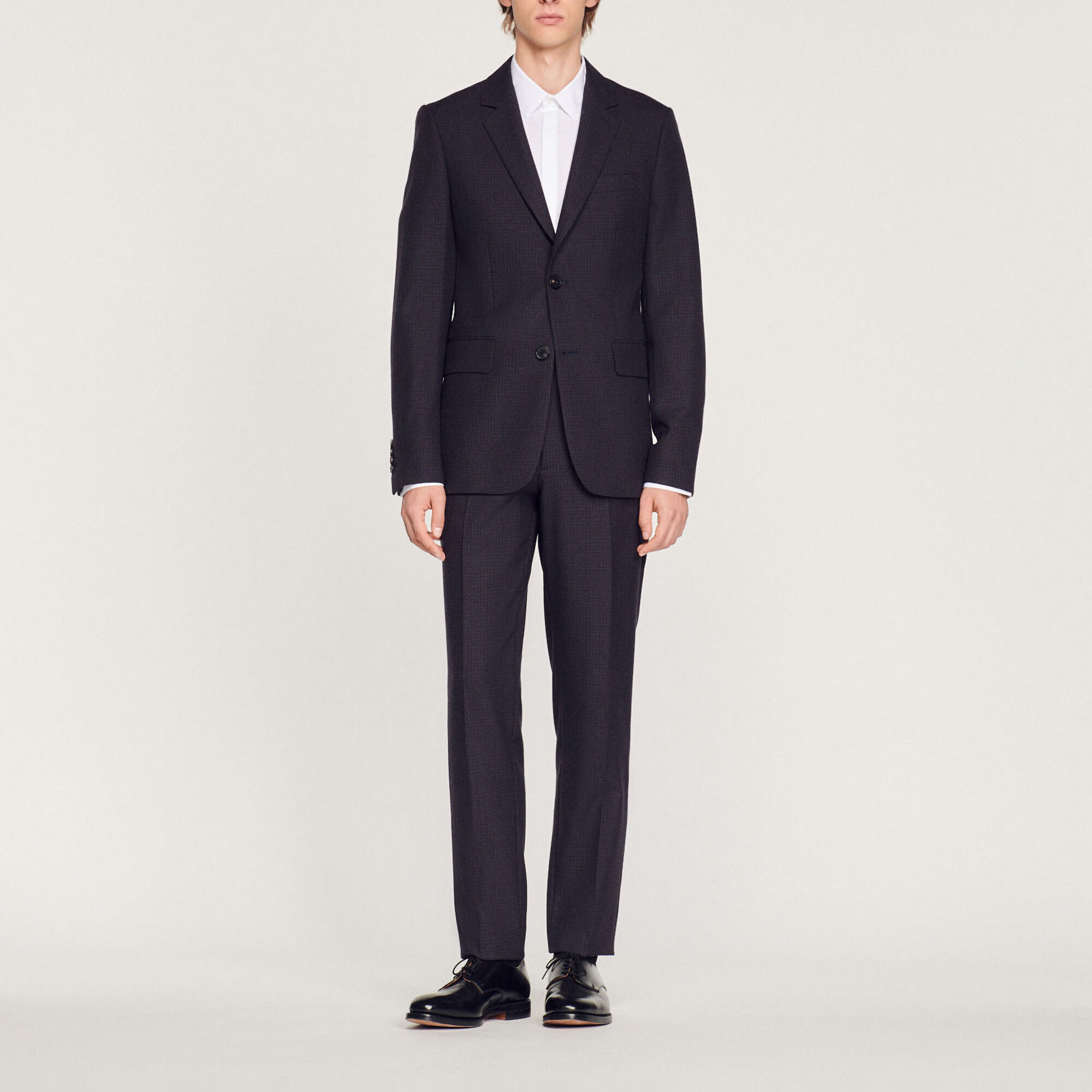 Veste de costume en laine vierge