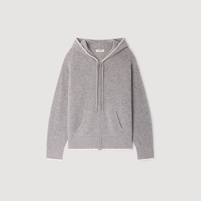 Cardigan à capuche 