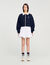Sweatshirt court bicolore