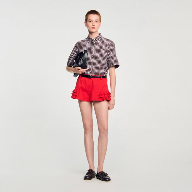 Short à volants