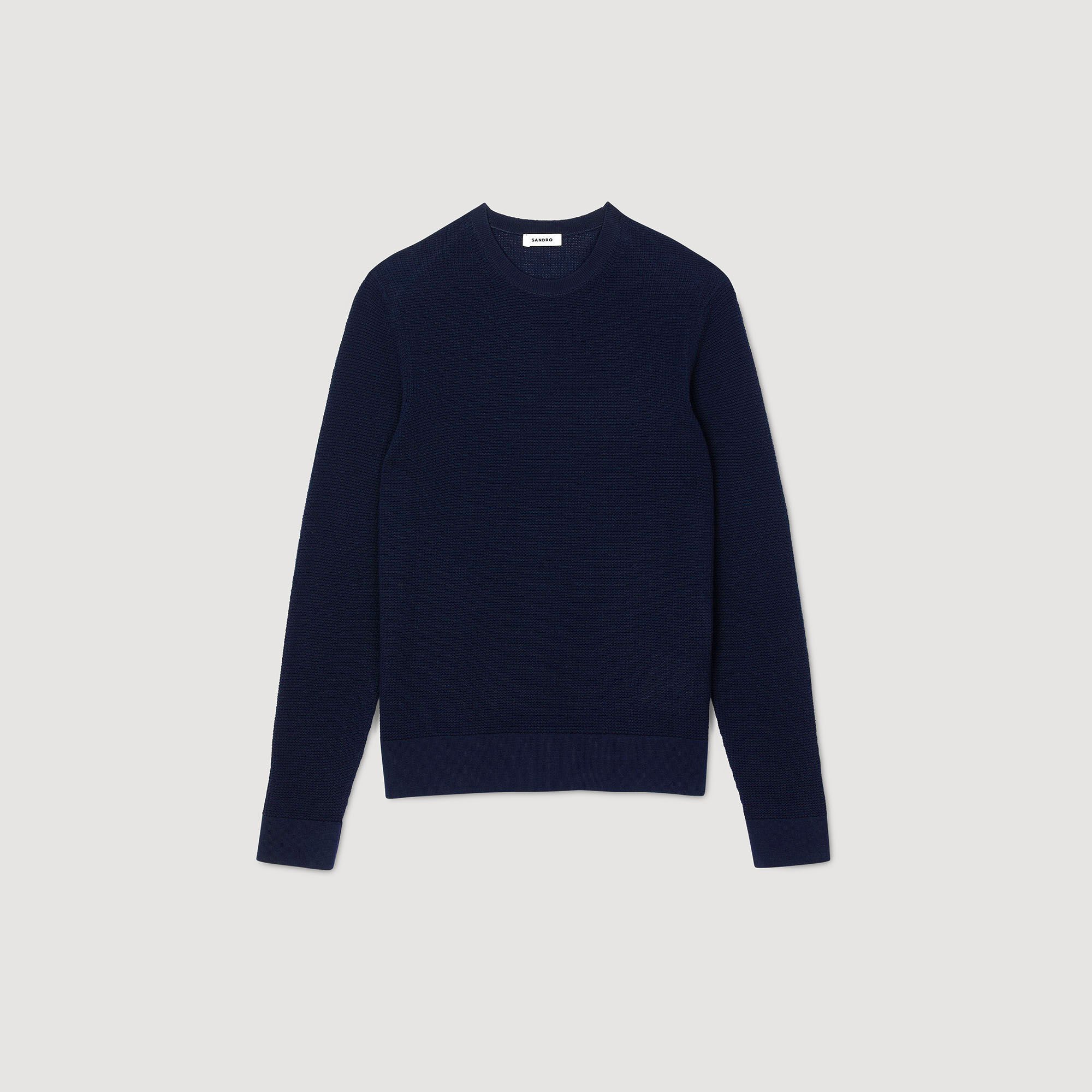 Pull en maille texturée