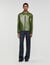 Blouson zippé en cuir