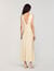 Robe longue satinée