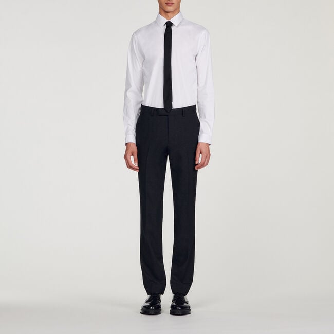 Pantalon de costume en laine