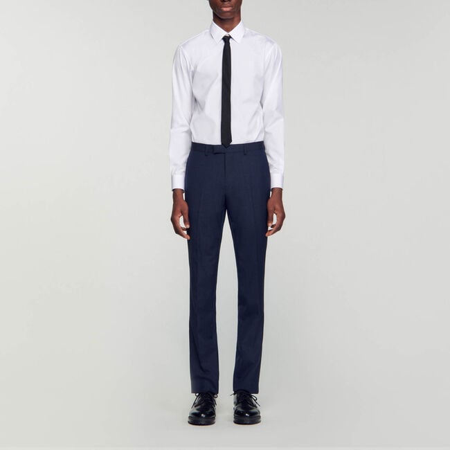 Pantalon de costume en laine
