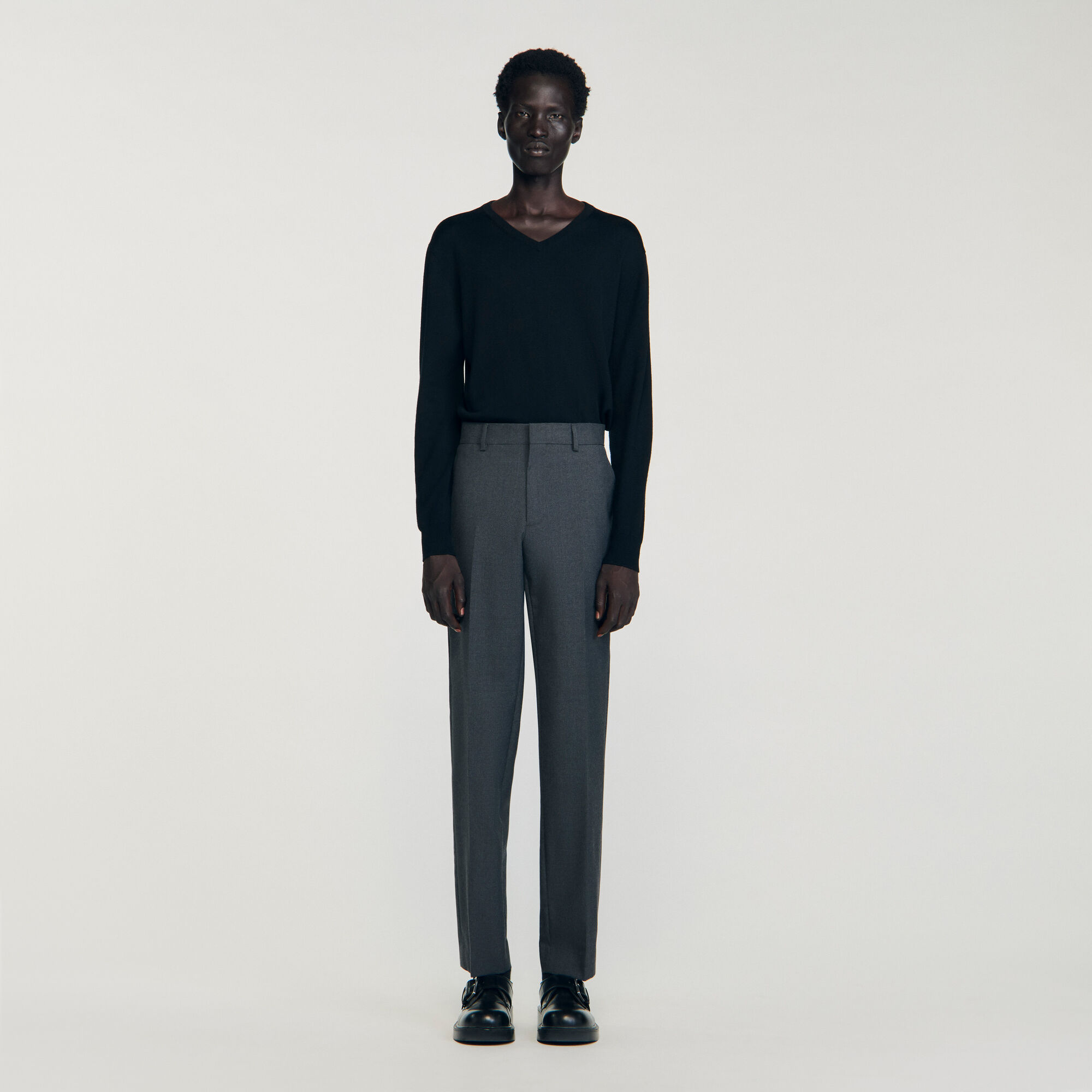 Pantalon de costume en laine