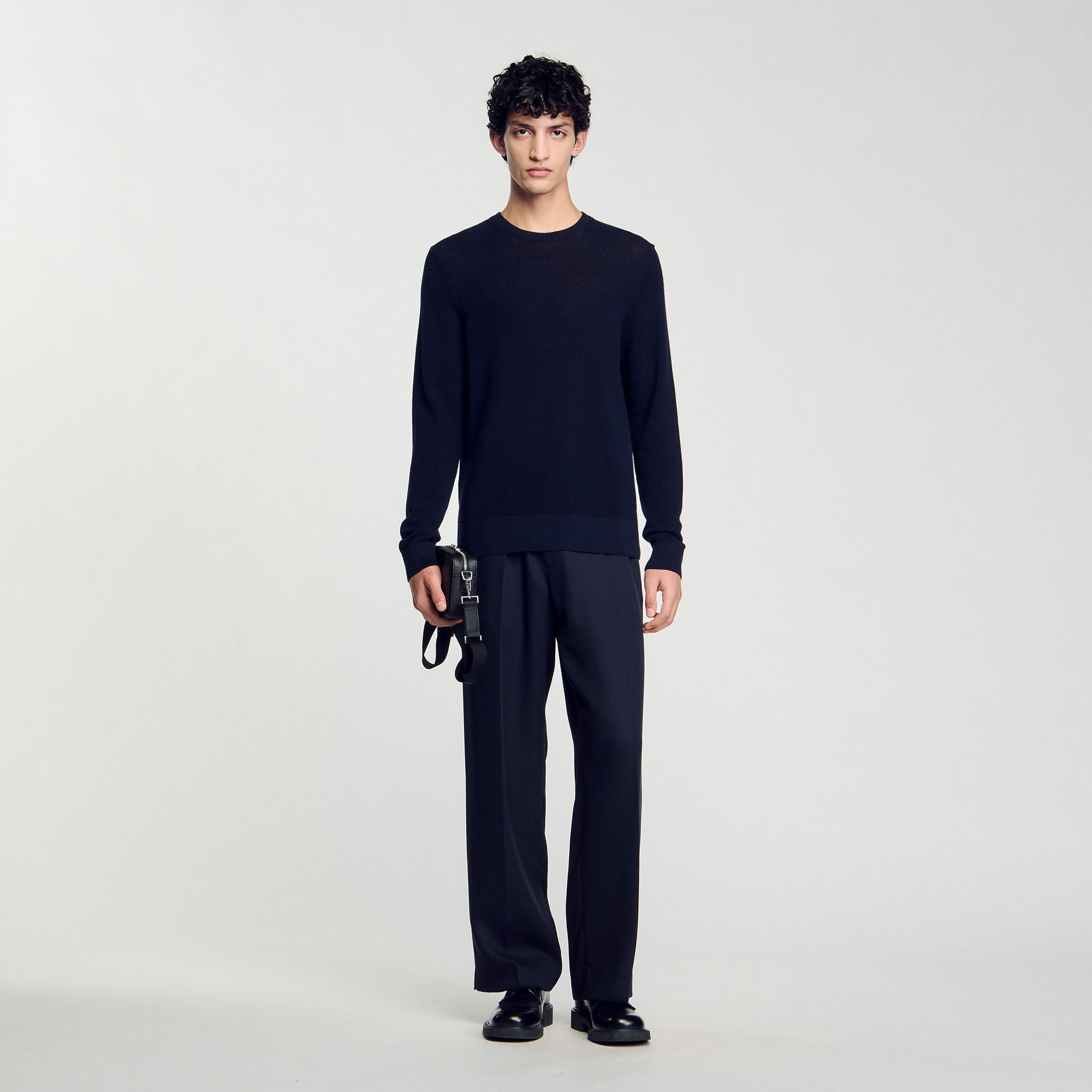 Pull en maille texturée