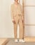 Pantalon carotte en coton