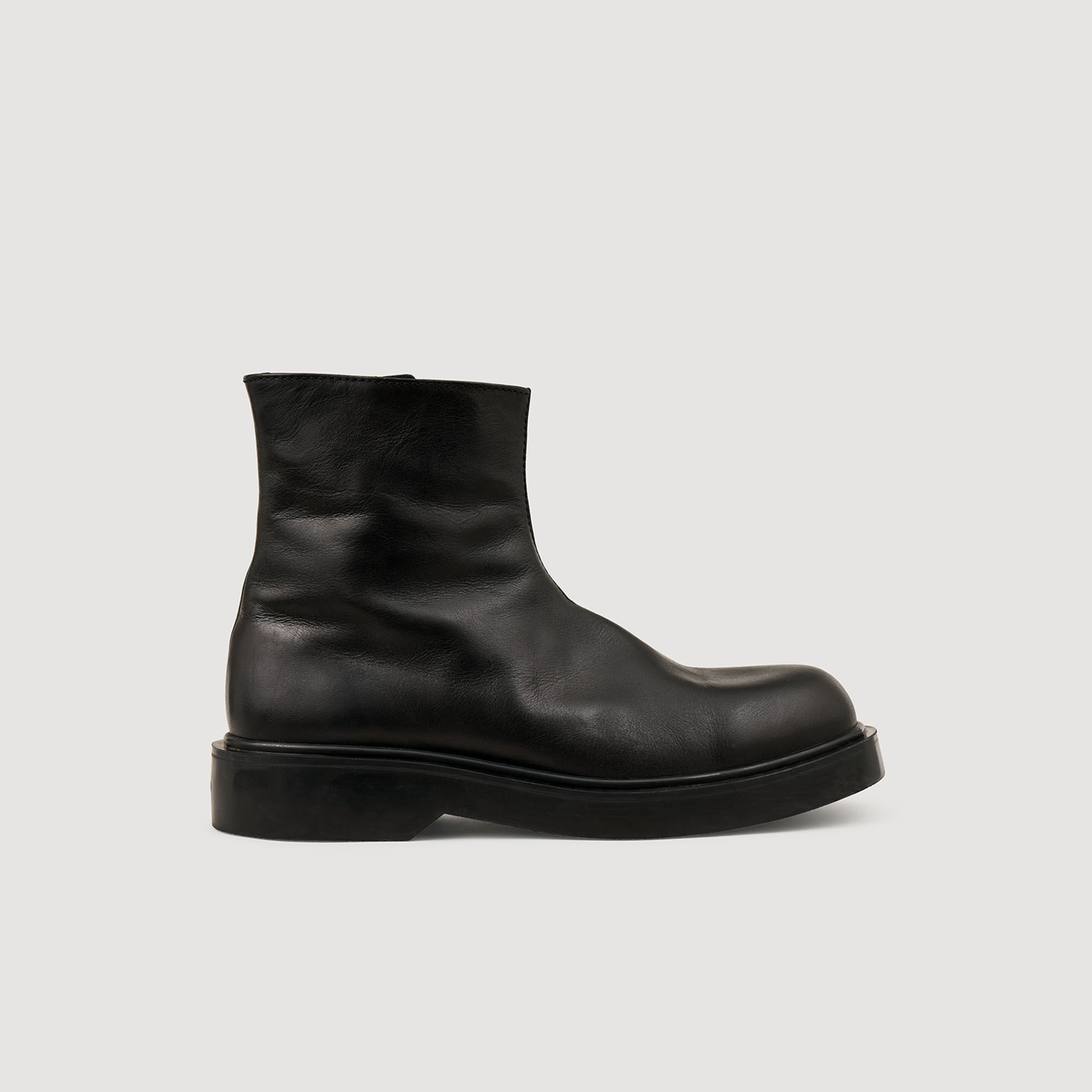 Bottines en cuir