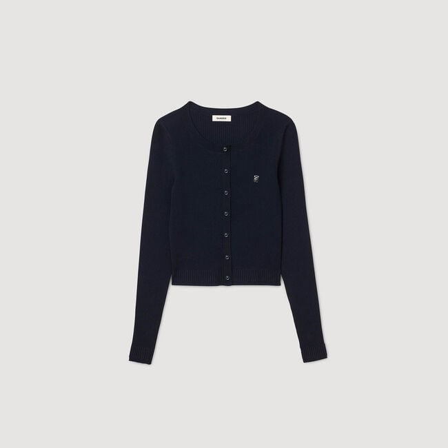 Cardigan en maille fine