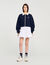 Sweatshirt court bicolore