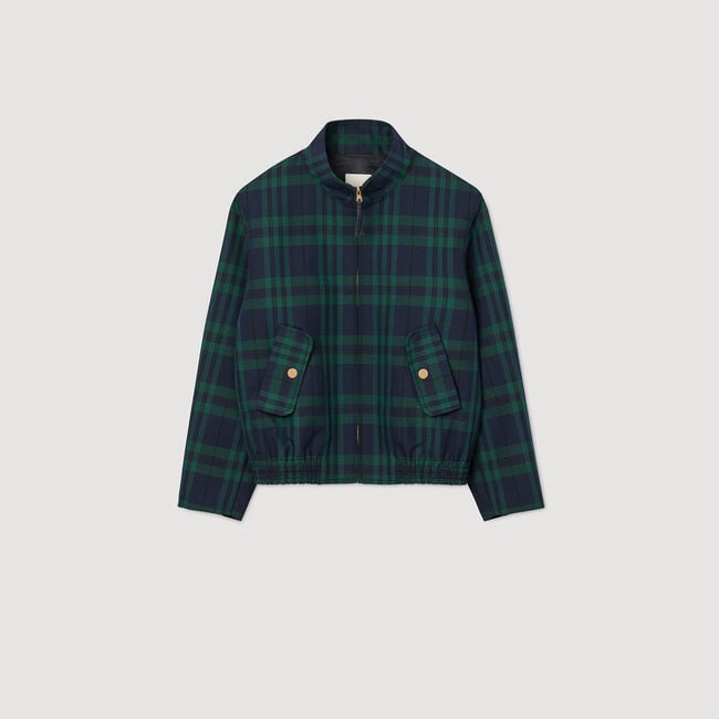 Blouson à carreaux