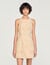 Robe courte en guipure