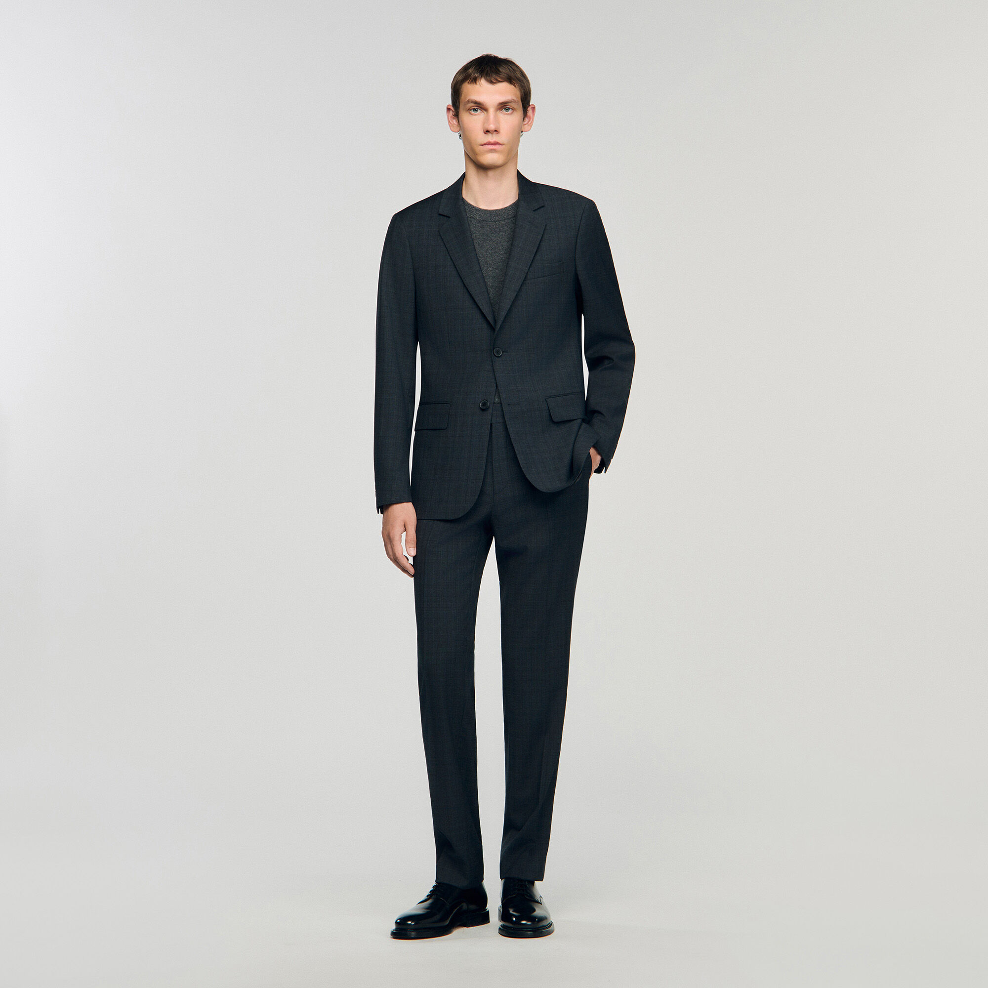 Veste de costume en laine classique
