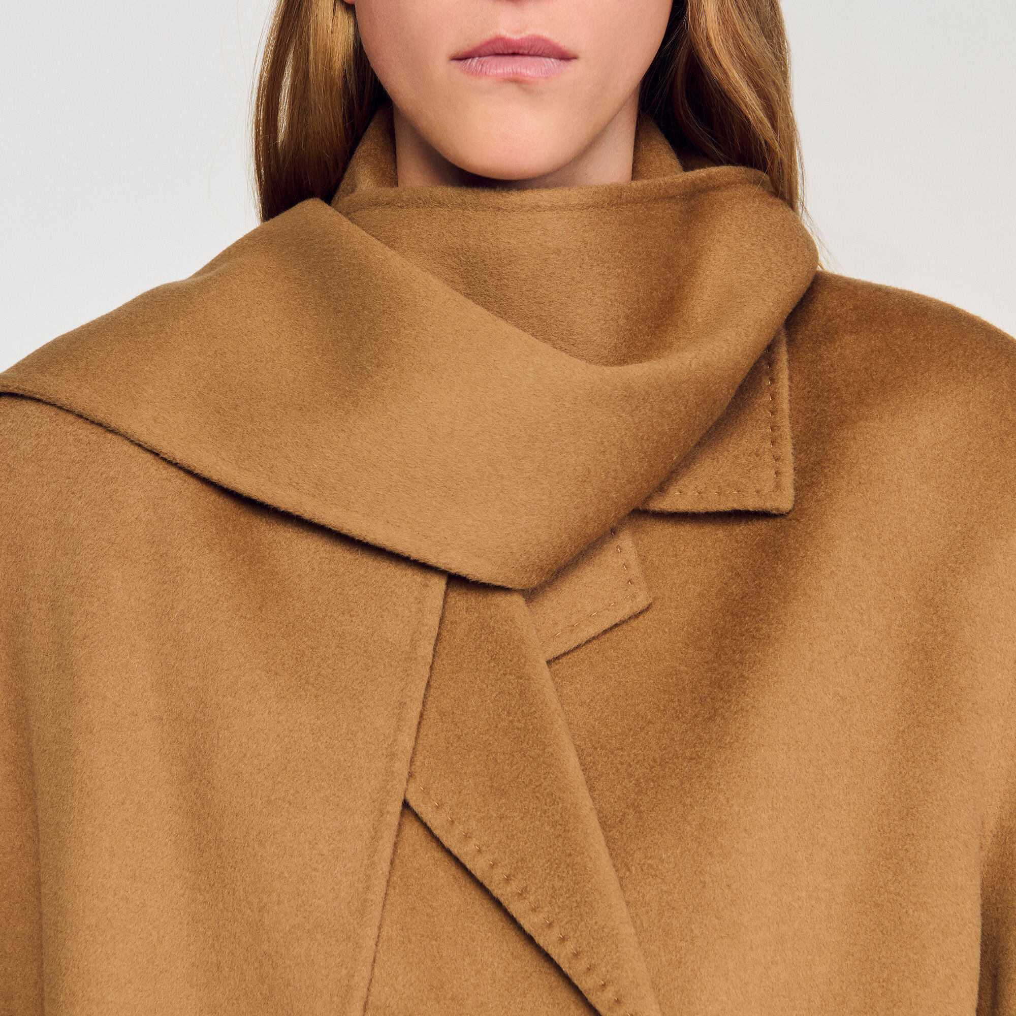Manteau oversize en laine