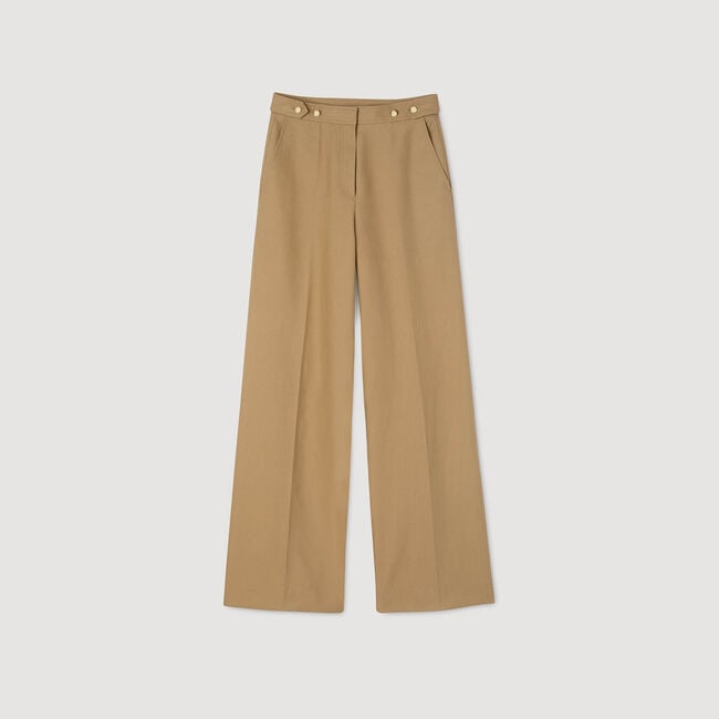 Pantalon de tailleur en coton