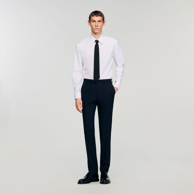 Pantalon de costume en laine