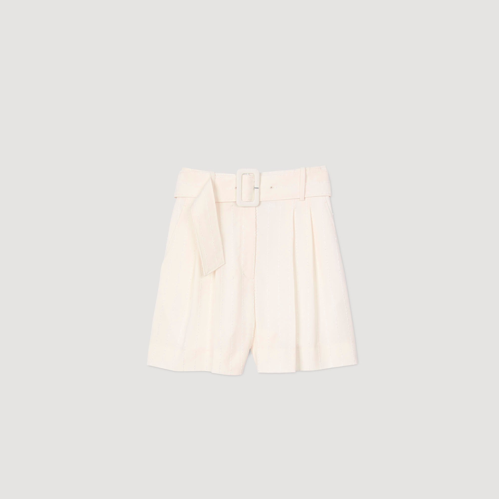 Short taille haute à sequins