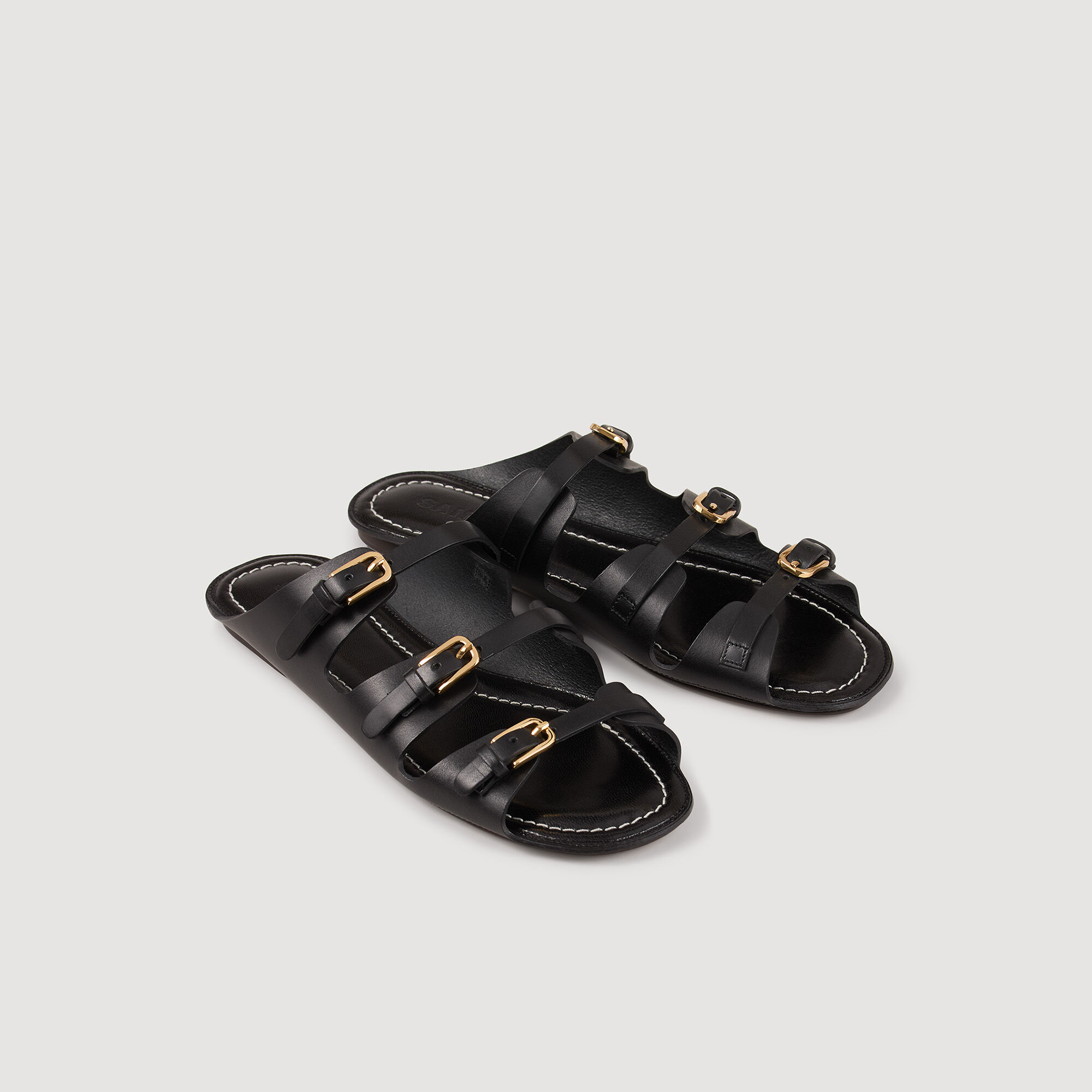 Sandales en cuir