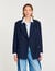 Veste de costume en laine mélangée